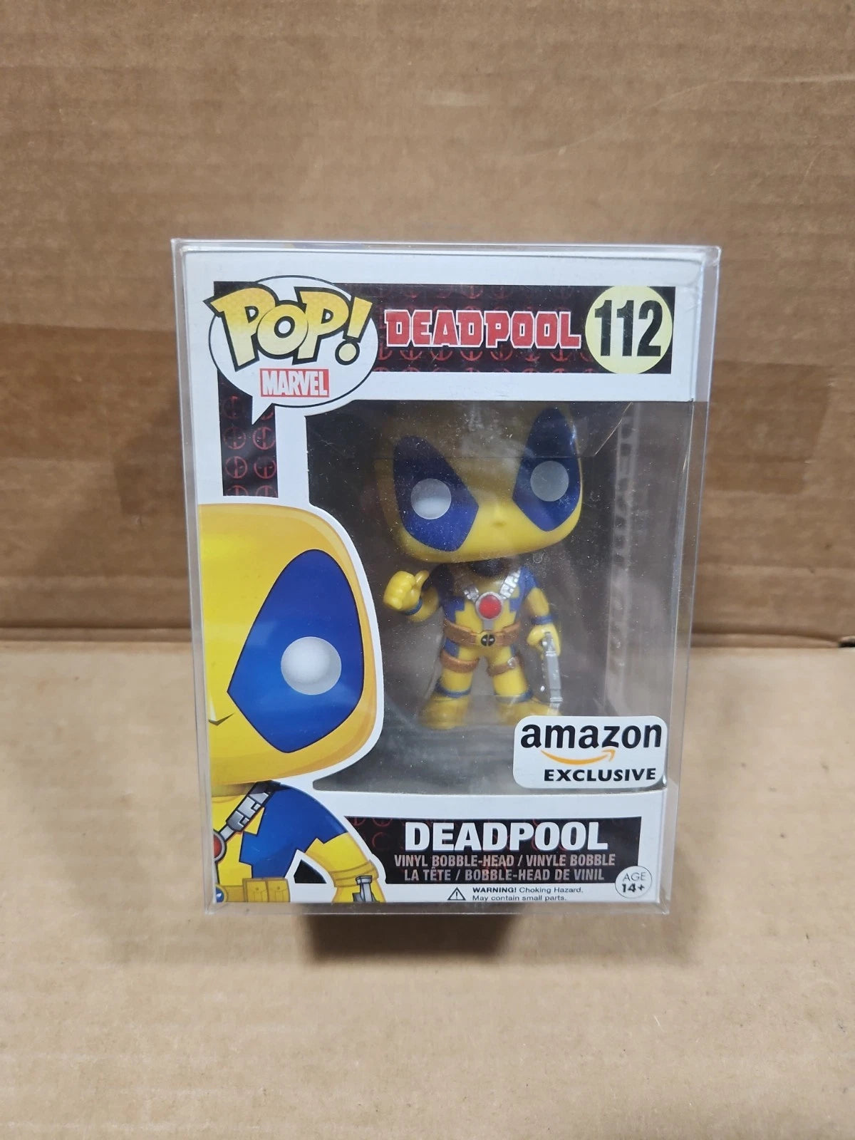 DEADPOOL 112 Vaulted Amazon FUNKO POP MARVEL w/PROTECTOR