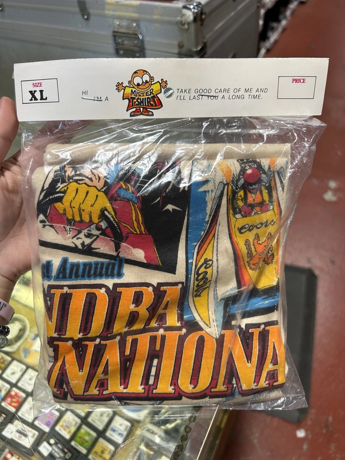 Mister T Shirt Rare 1970’s Shirt Sealed Coors NDRA Nationals 21st Annual Shirt