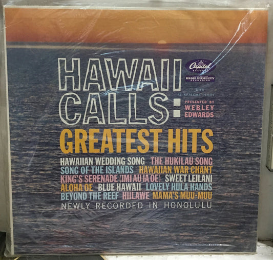 Webley Edwards Hawaii Calls: Greatest Hits Sealed Record T1339