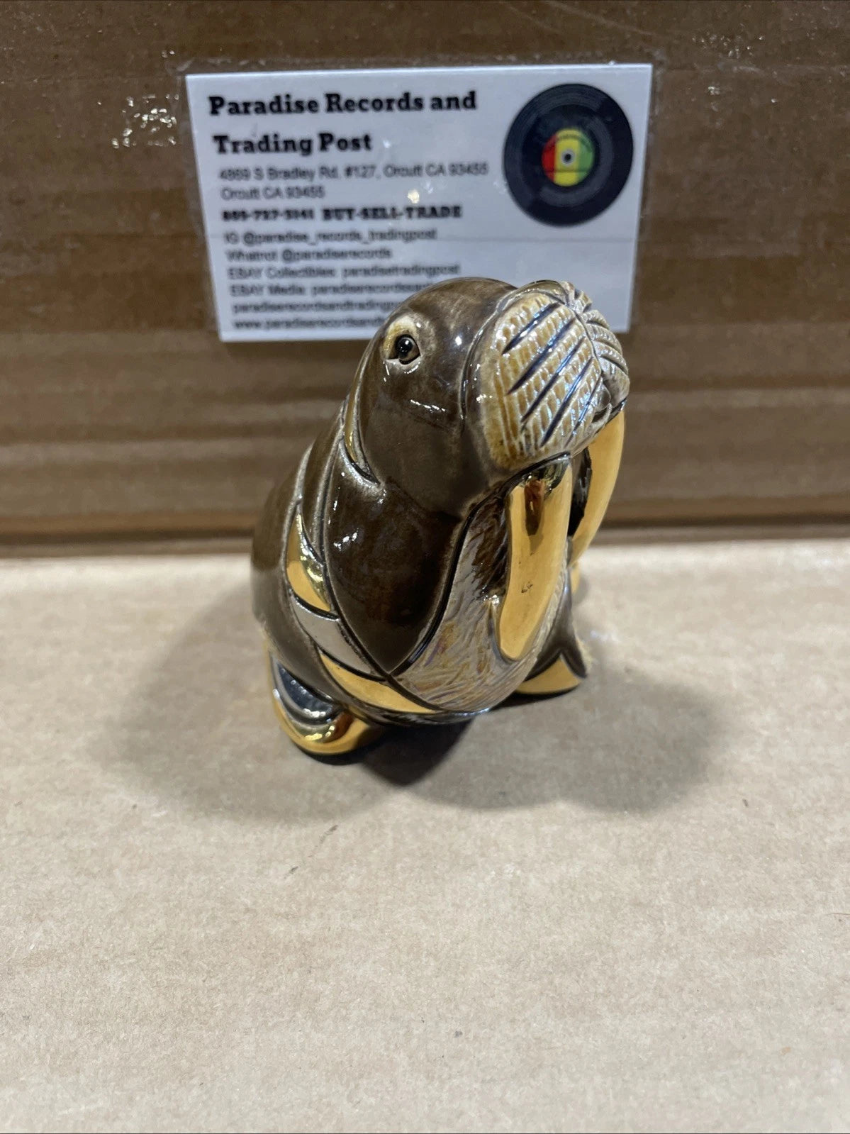 Rinconada Walrus De Rosa Silver Anniversary 2003 Club #779 Brown 24K Gold