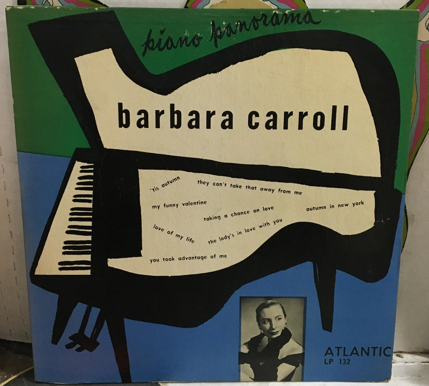 Barbara Carroll Self Titled 10” Record LP132 vg+