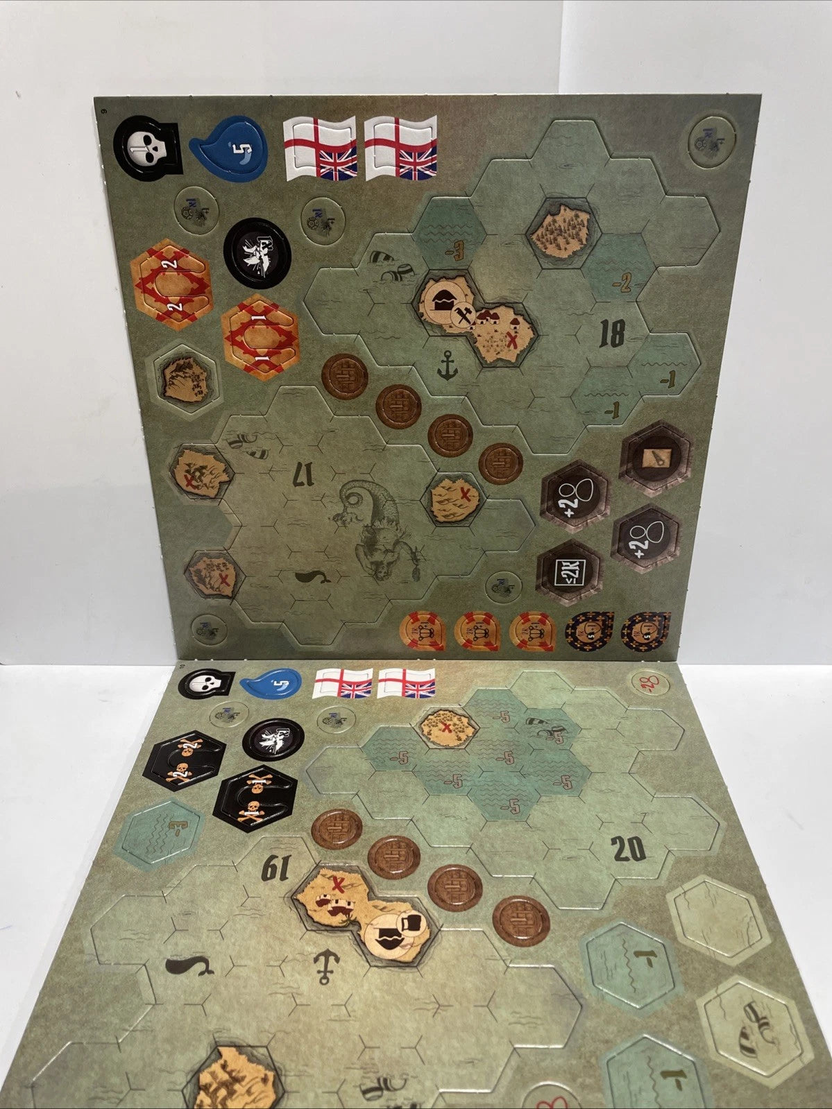 Captains Log Board Adventure Game Colonial Sailing Explore Pirates Rare Vintage