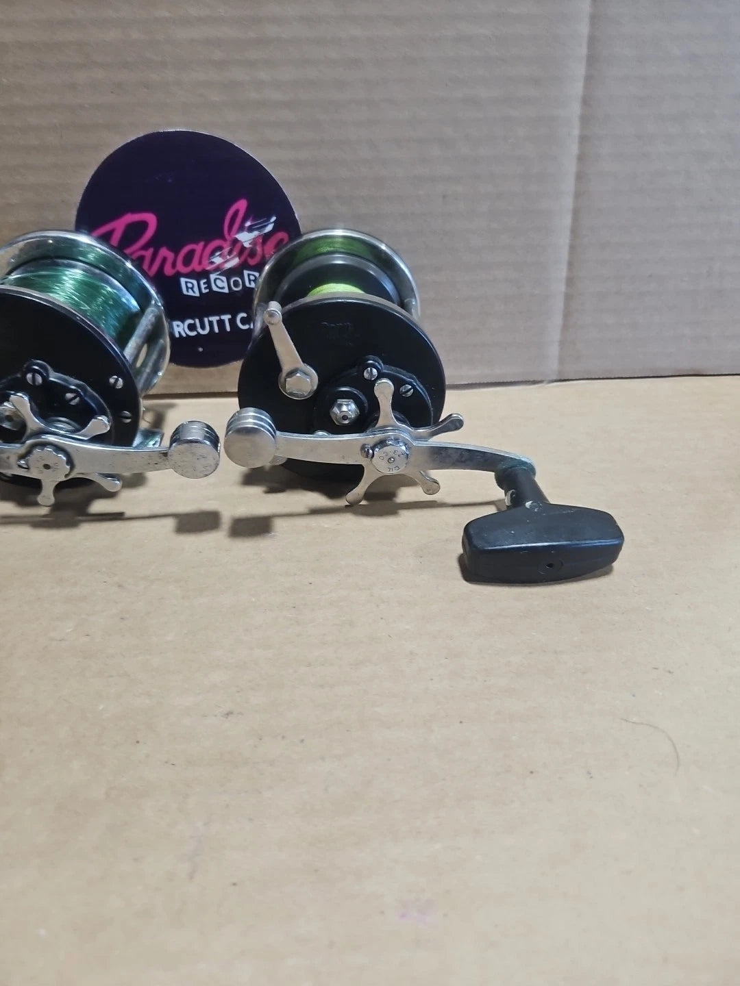 Penn Long Beach 65 Baitcast Fishing Reel + Penn Jigmaster 500 Reel Vintage