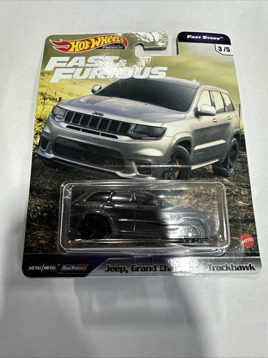 HOTWHEELS FAST AND FURIOUS JEEP GRAND CHEROKEE TRACK HAWK MIP 2020 F22