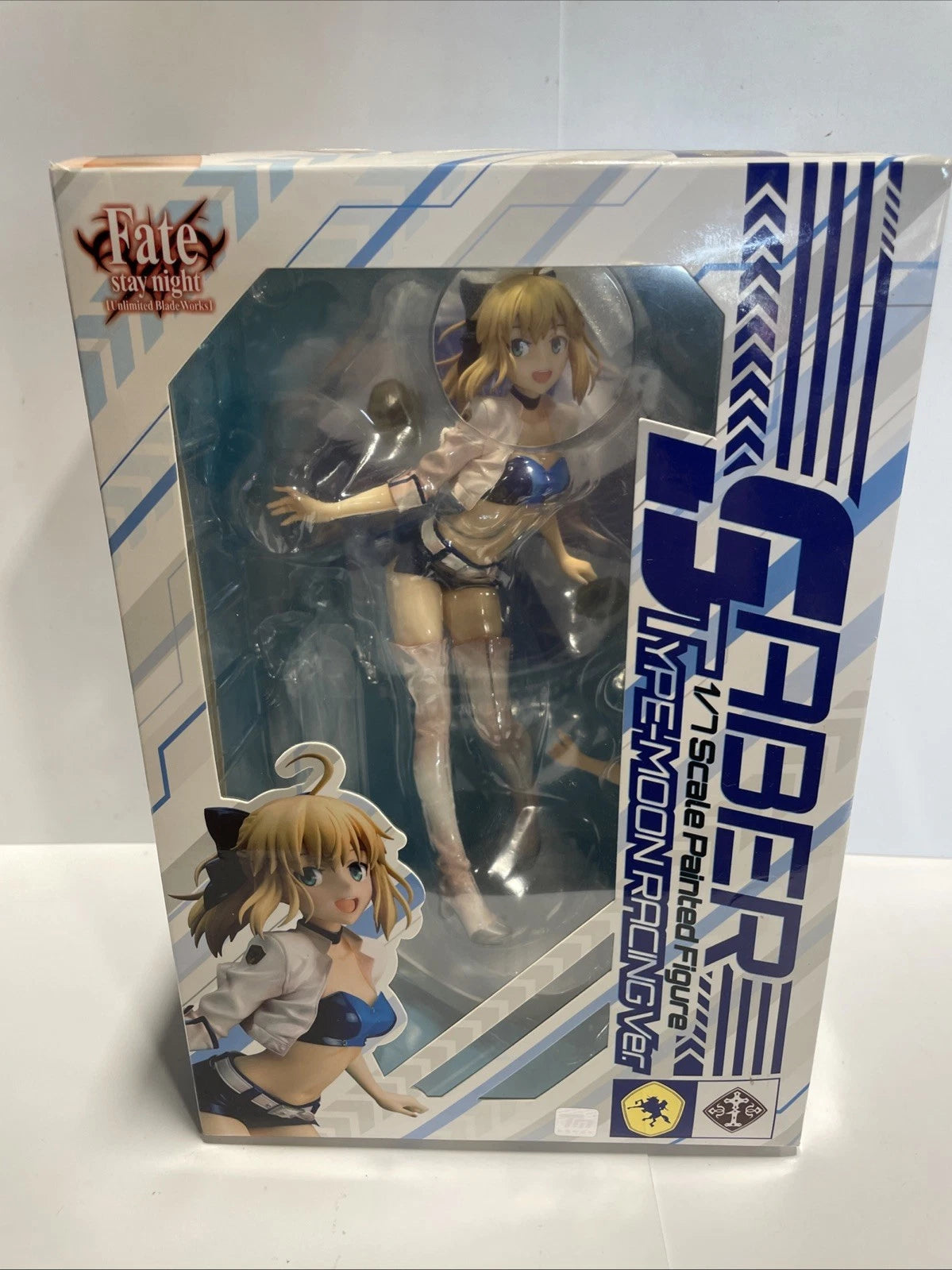 TYPE-MOON RACING Ver. Saber 1/7 Scale PVC Figure Fate Stay Night PLUSONE