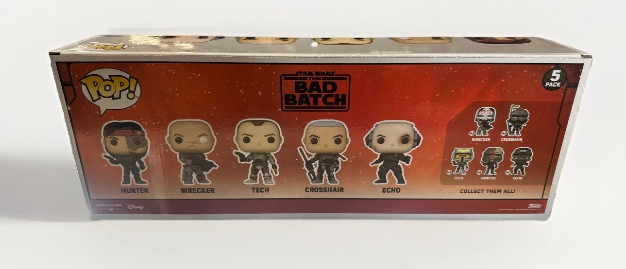 Funko Pop! Star Wars The Bad Batch GameStop Exclusive Vinyl Figure 5 Pack