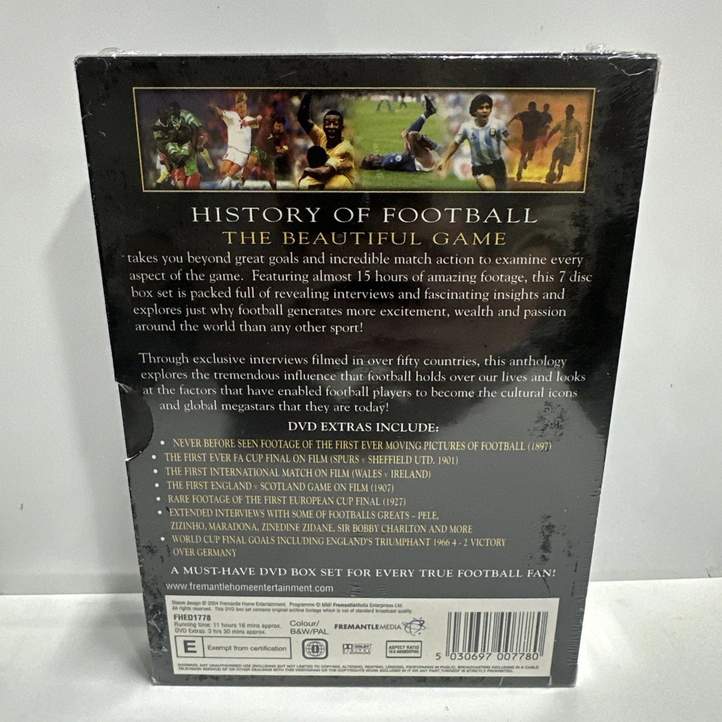 History of Football - The Beautiful Game DVD (2006) Terence Stamp SEALED