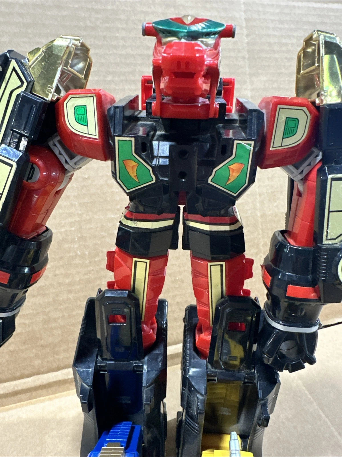 1994 Bandai Mighty Morphin Power Rangers Thunder Megazord Incomplete