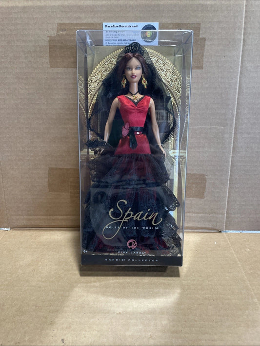Spain Pink Label Barbie Dolls of the World: Brand New Sealed Rare Vintage