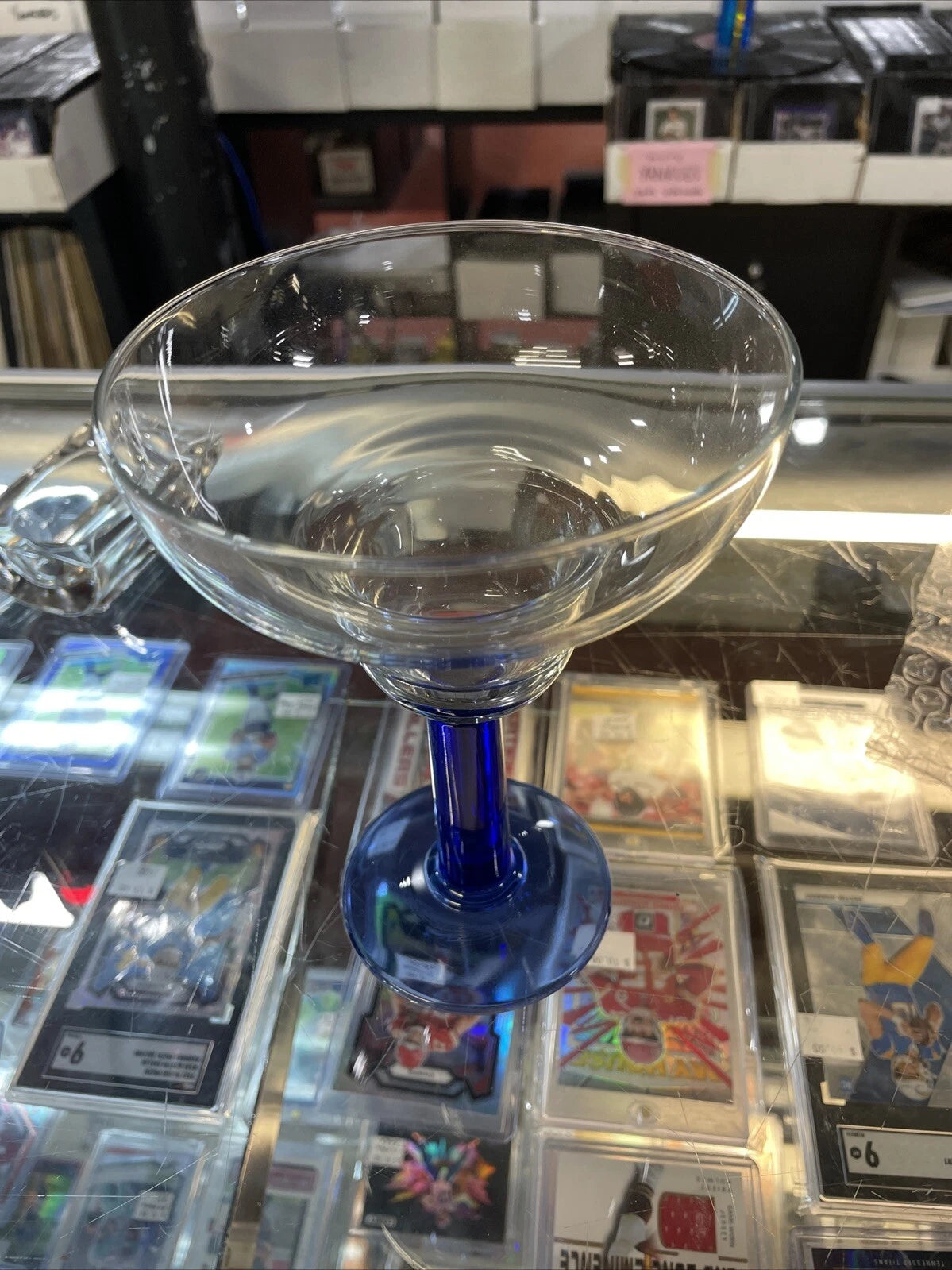 Cobalt Blue Margarita Glass, Star Trek, Picard, Quark