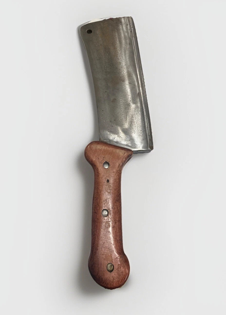 Heavy Duty Custom Butcher Knife 12.5 inch Blade Chopper Thick Metal
