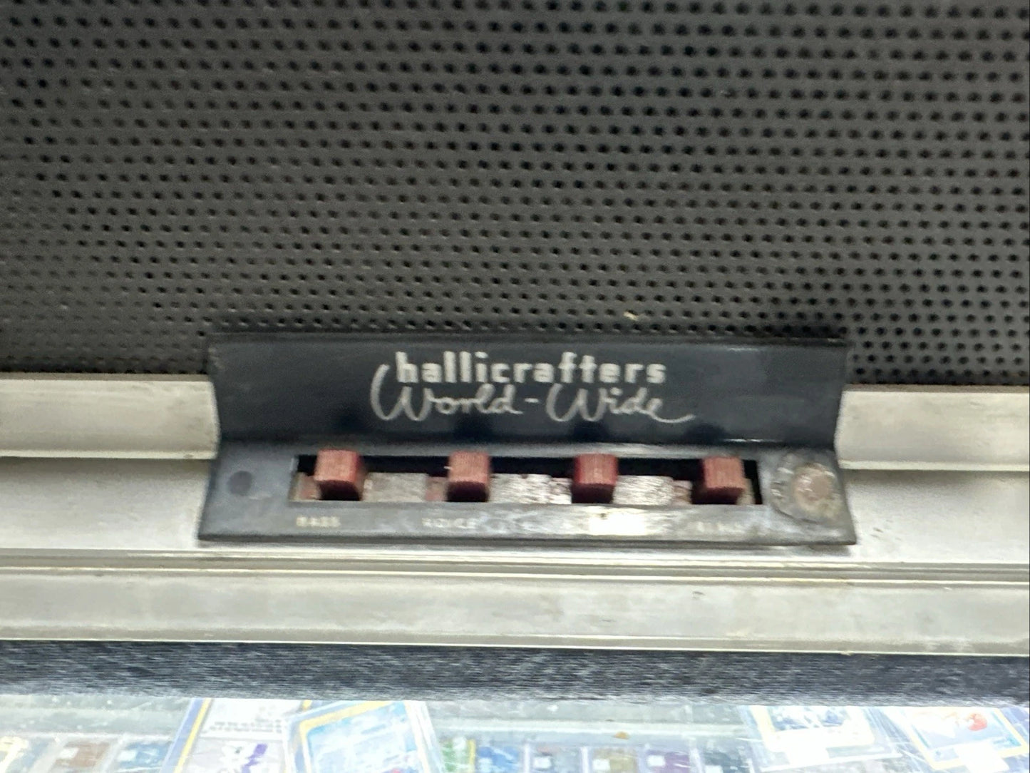 Vintage Hallicrafters World-Wide TW-1000 8-Band Tube Radio as is parts only