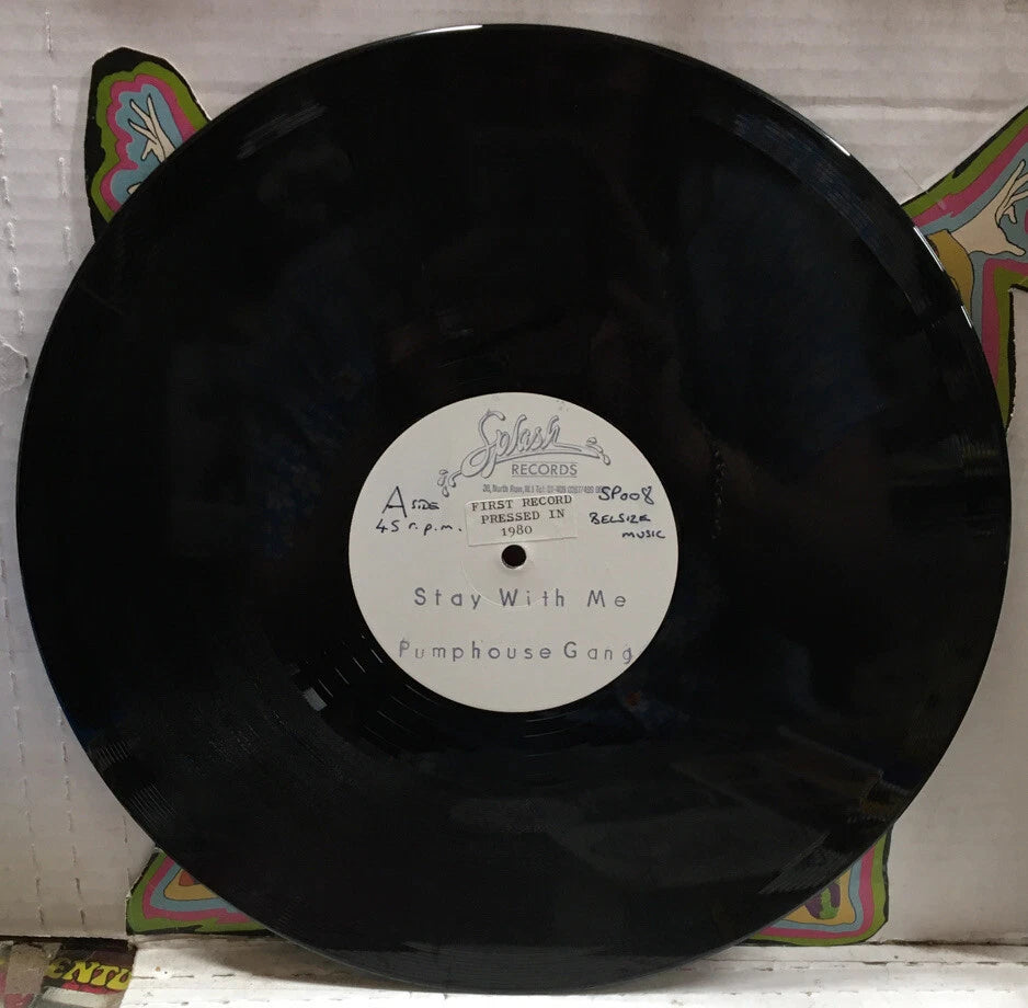 Pumphouse Gang Stay With Me UK Promo Test Pressing 12” Record SP008