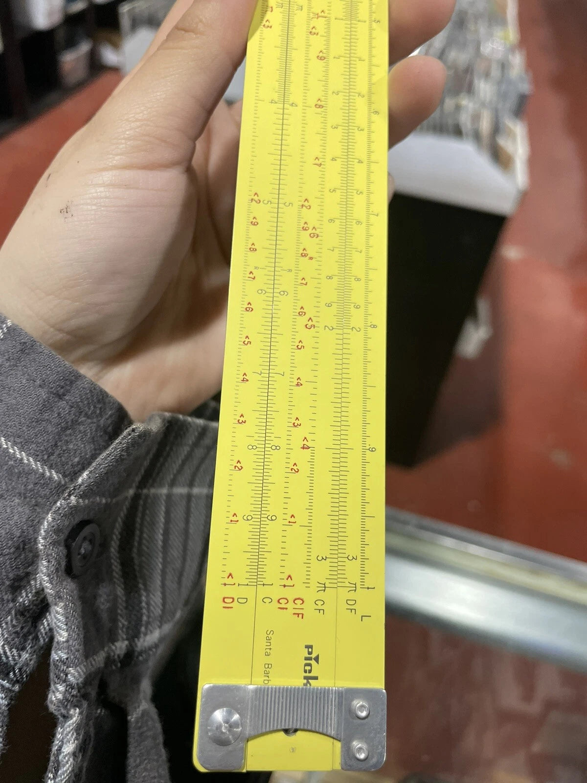 VTG 1959 PICKETT SLIDE RULE AND CASE