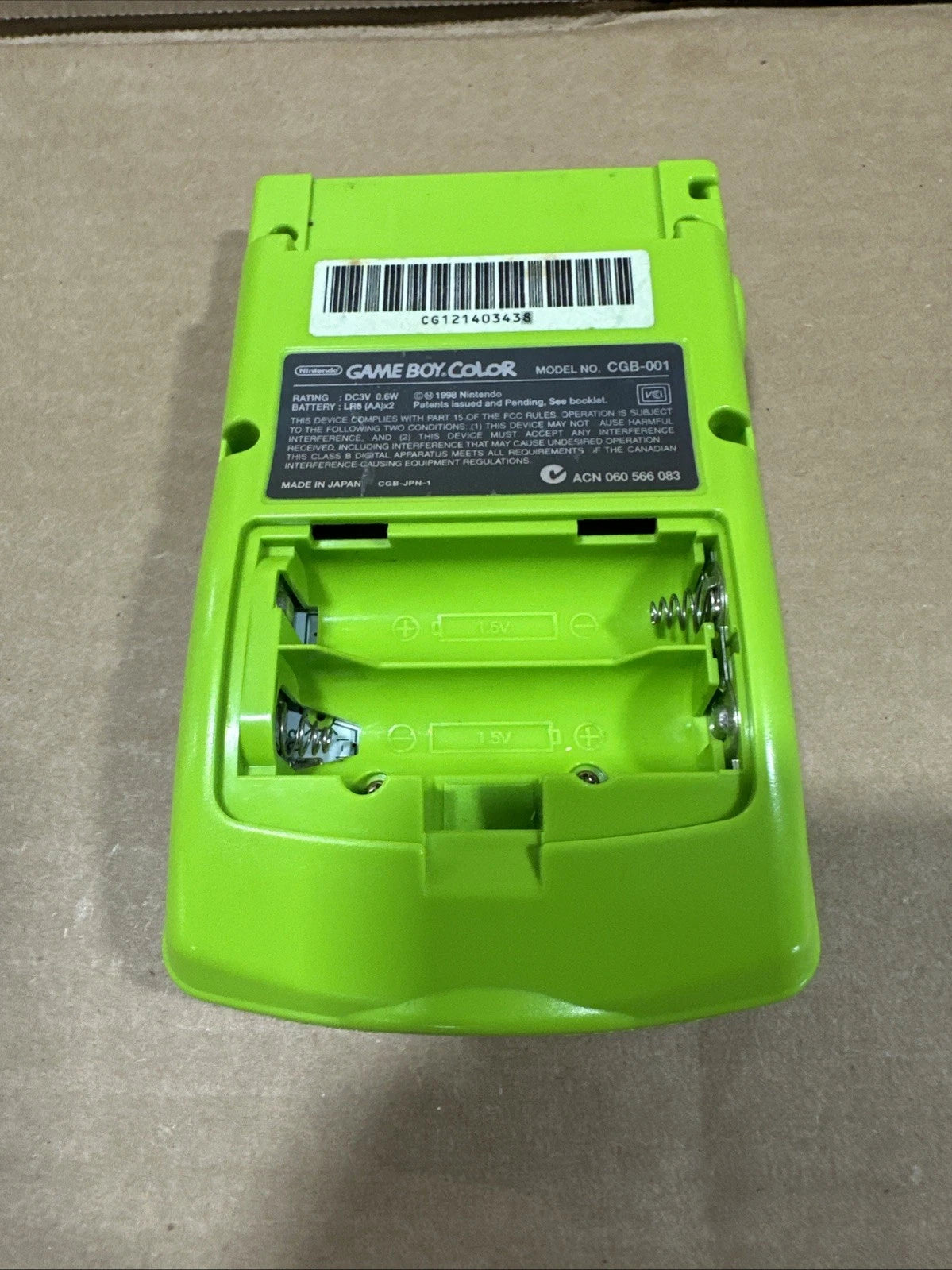 Game Boy Color With Case Bundle READ