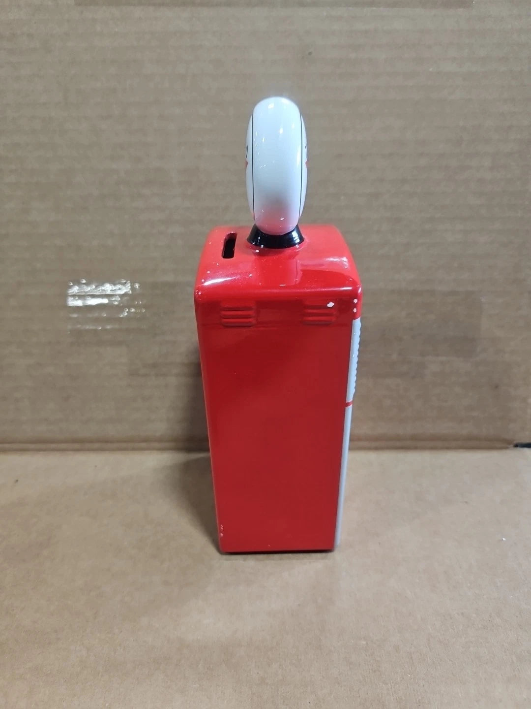 VINTAGE CERAMIC - 1950'S STYLE TEXACO FIRE CHIEF GAS PUMP - COIN BANK