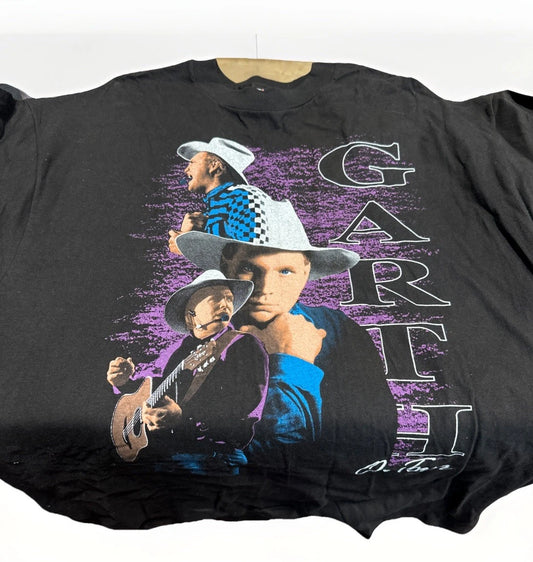 VTG 90s Garth Brooks On Tour Single Stitch T-Shirt Sz XL