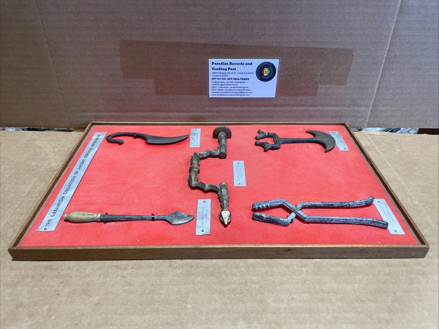 Garamycin Collection of Ancient Surgical Instruments Reproduction