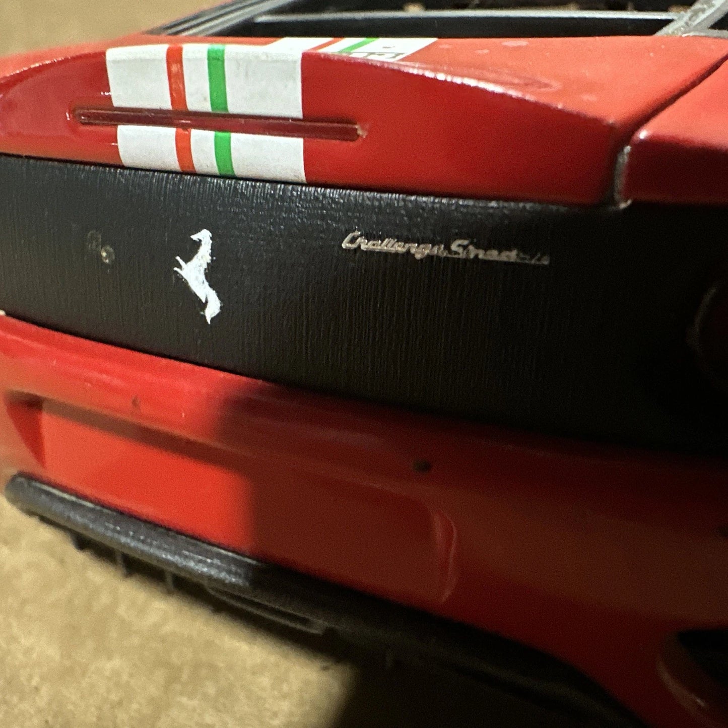 1/18 Hot Wheels Ferrari 360 Challenge Stradale Red Scale Diecast Model Car READ