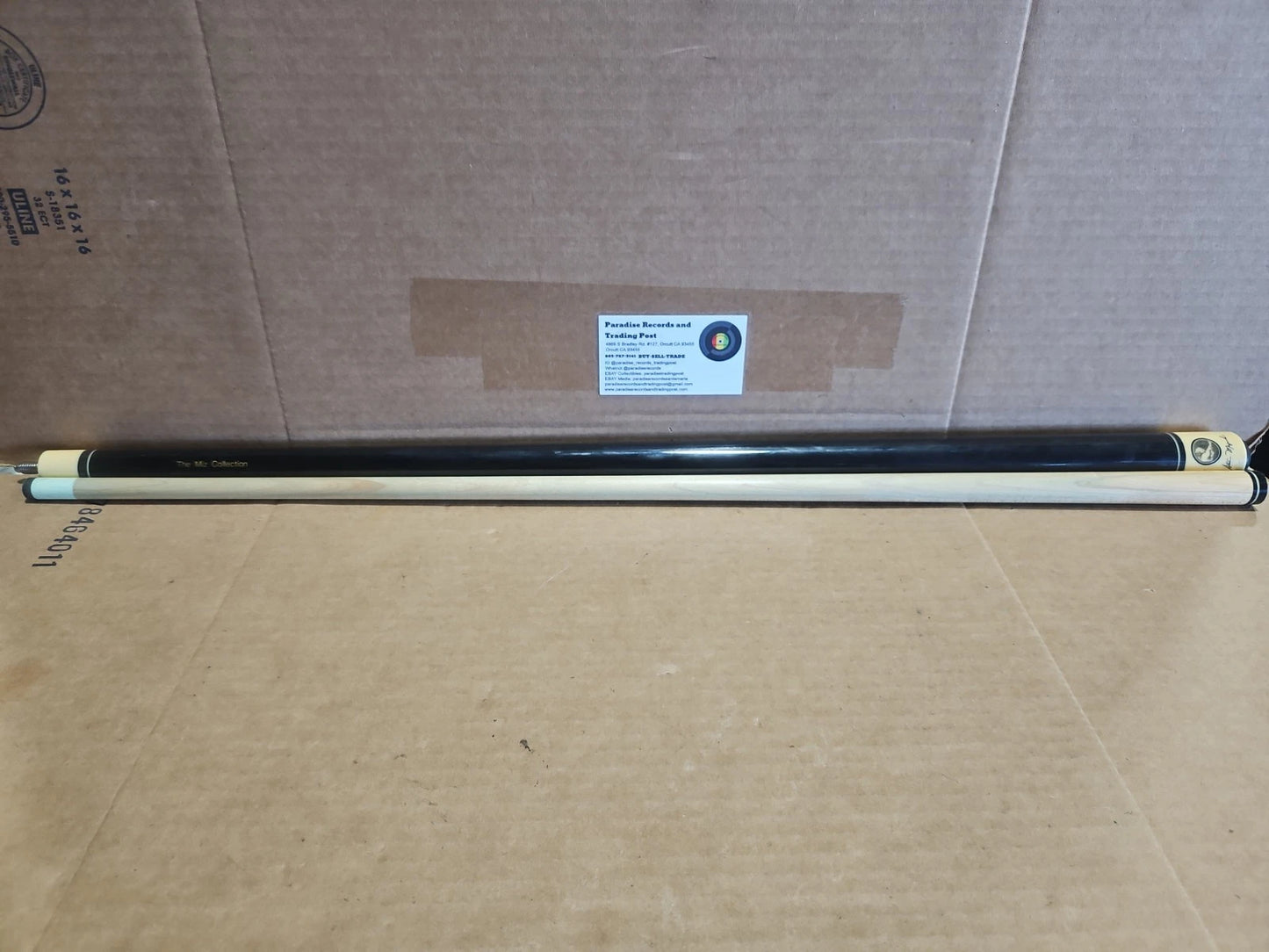 Steve Mizerak The Miz Collection Pool Cue 58 1/2" Long Pre Owned W Bag