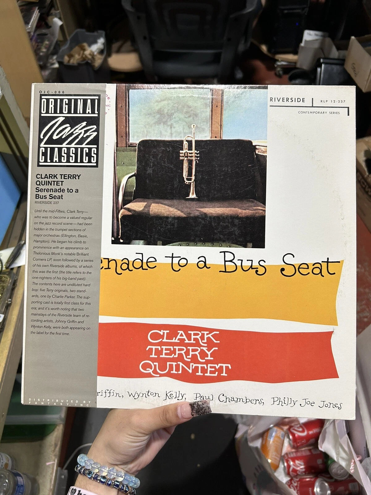 CLARK TERRY QUINTET Serenade To A Bus Seat RIVERSIDE OJC-066 LP NM w/obi