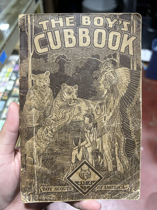 Vintage The Boy's Cubbbook Part III-Lion Rank 1930 1st Edition 3rd Printing BSA