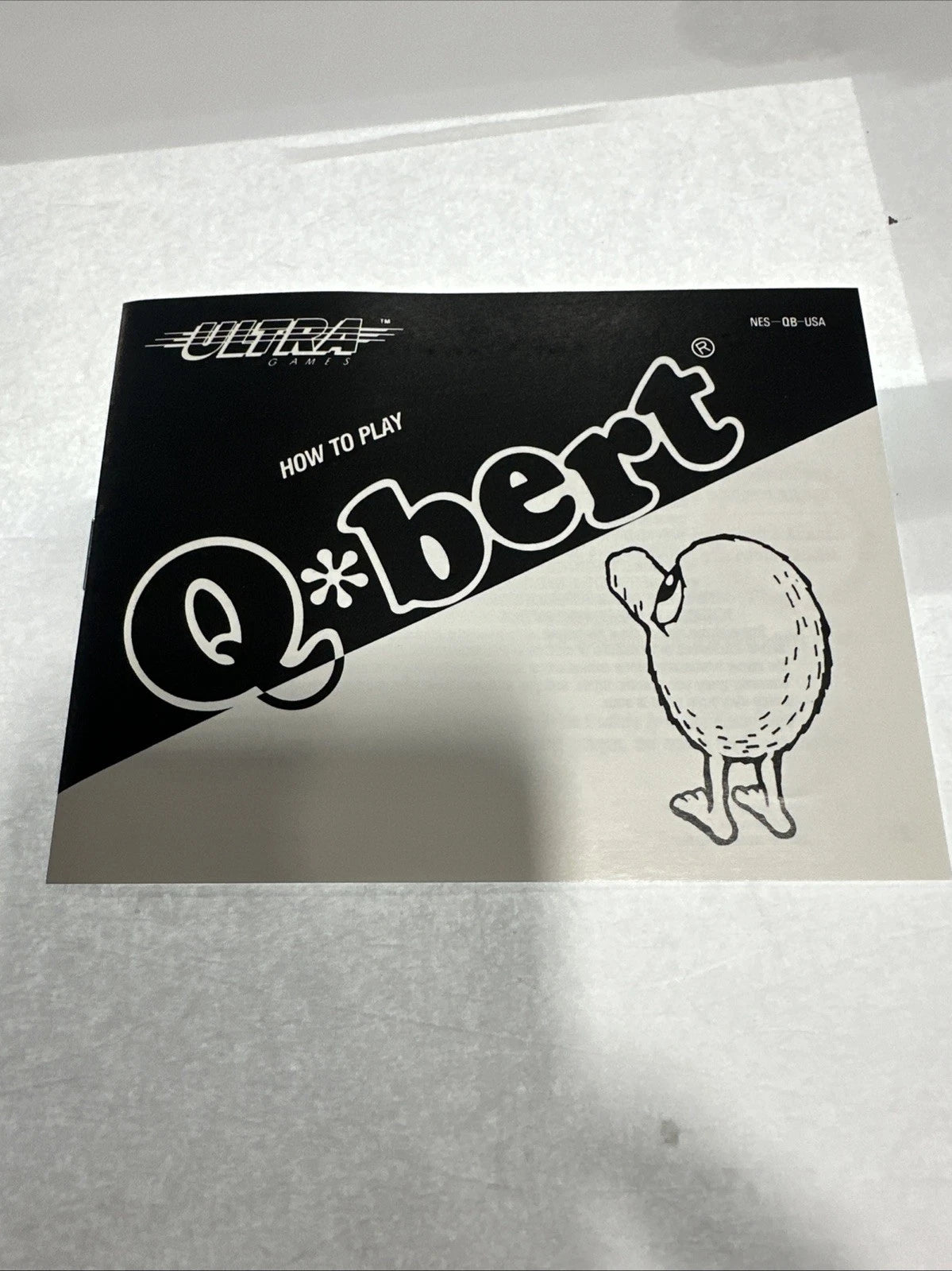 Qbert Q Bert (Nintendo, 1985 NES) CIB Complete Very Good Condition