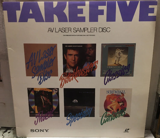 Take Five AV Laser Sampler Disc