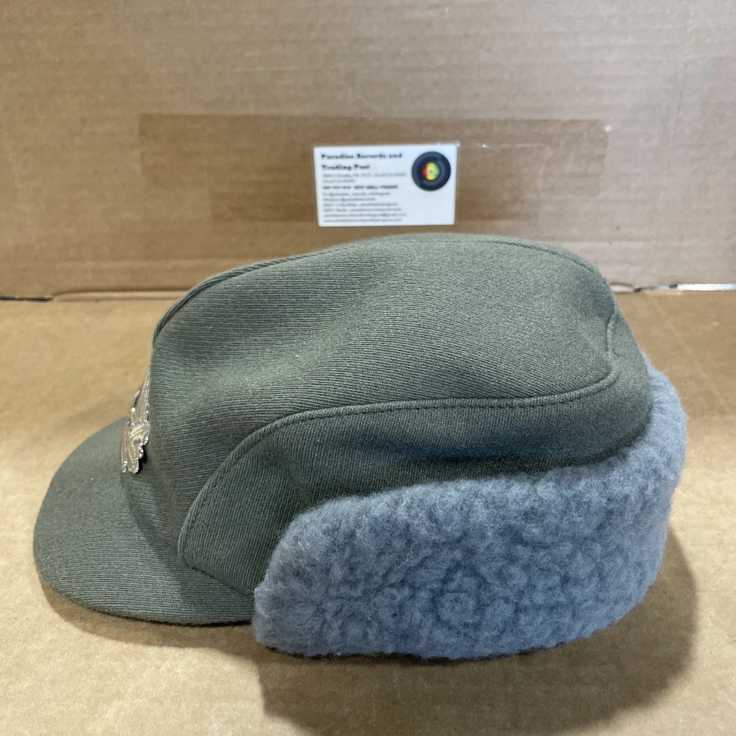 Post WW2 Females NVA Army And Grenztruppen Ushanka Winter Hat Cap