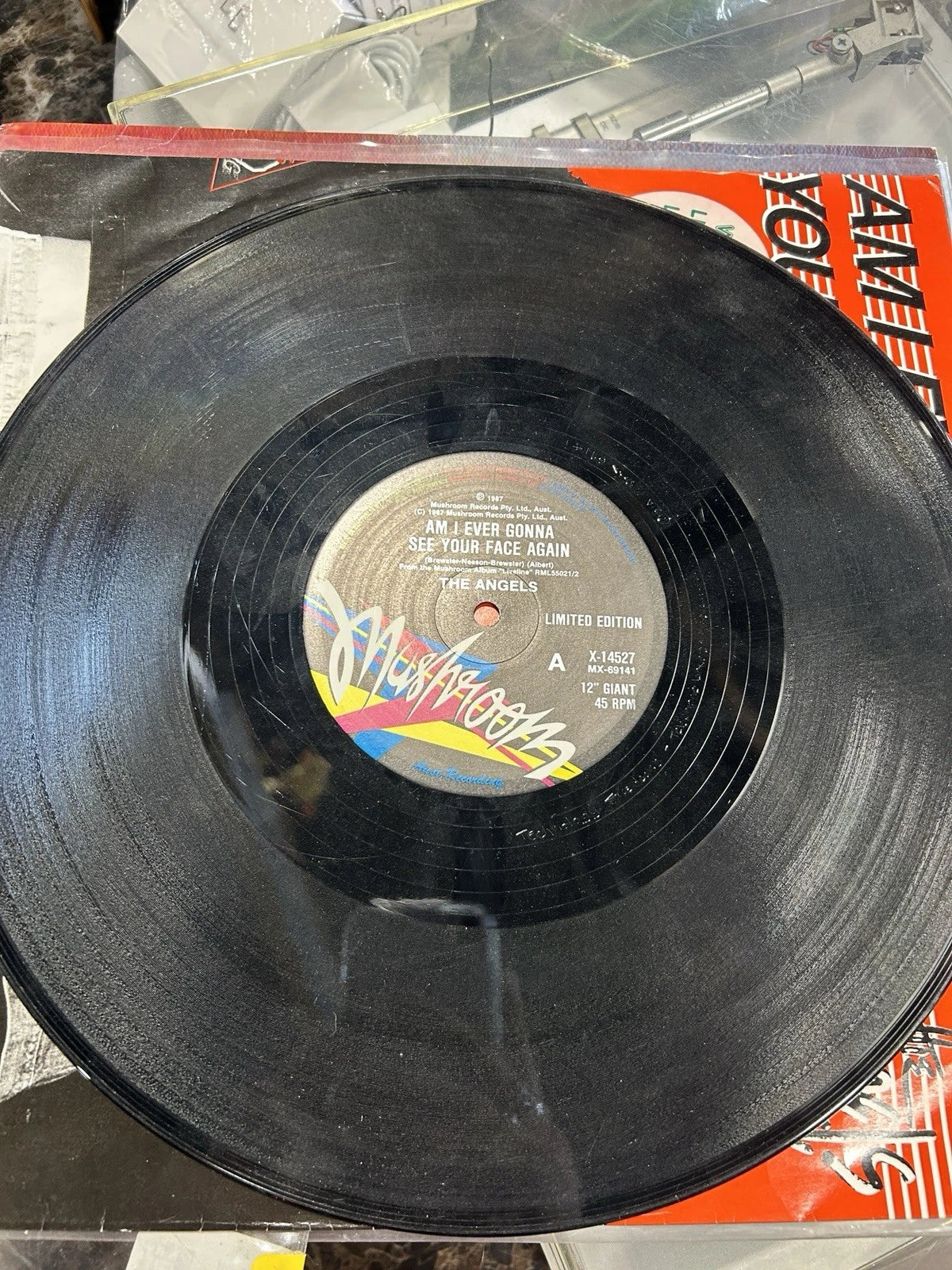 The Angels – Am I Ever Gonna See Your Face Again 12" Vinyl 1988 1st Aussie Press