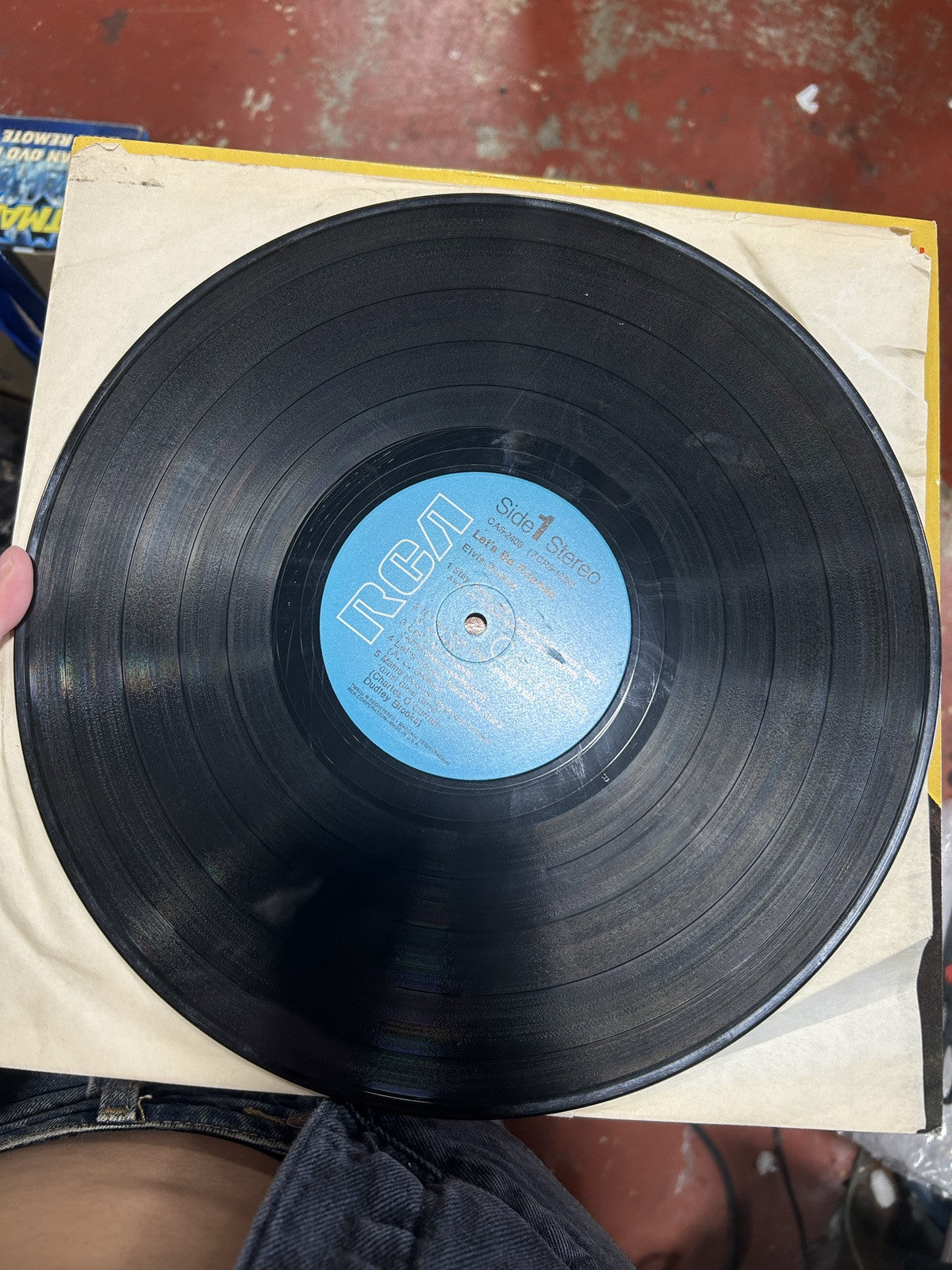 ELVIS PRESLEY CAS-2408 LET’S BE FRIENDS RARE RIGID VINYL CAMDEN ORIG vg