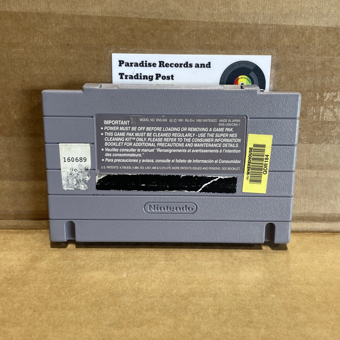 SeaQuest DSV (Super Nintendo SNES) Cartridge Clean Tested Authentic