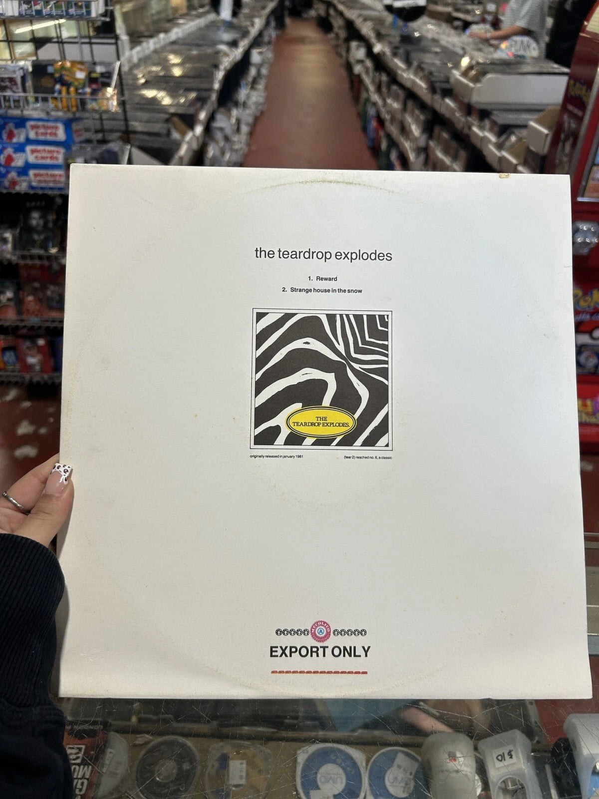 THE TEARDROP EXPLODES 12" REWARD / TREASON 1985 MERCURY TEAR 912