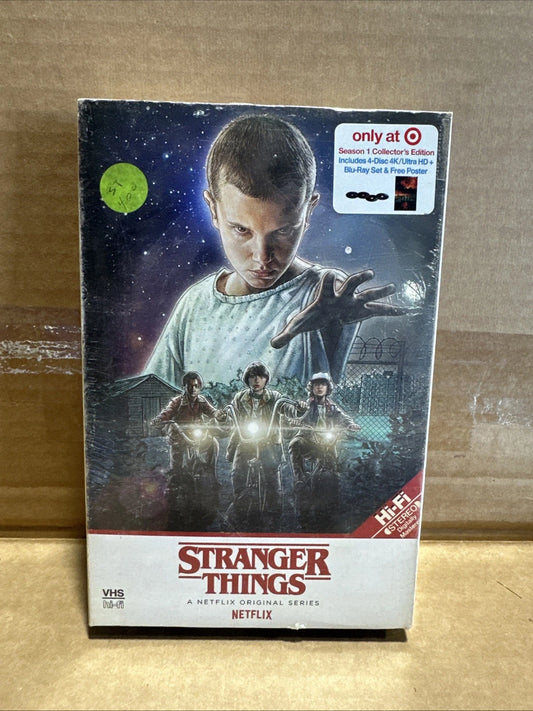 Stranger Things Season 1 One 4k Ultra HD Blu Ray Target Edition Brand New