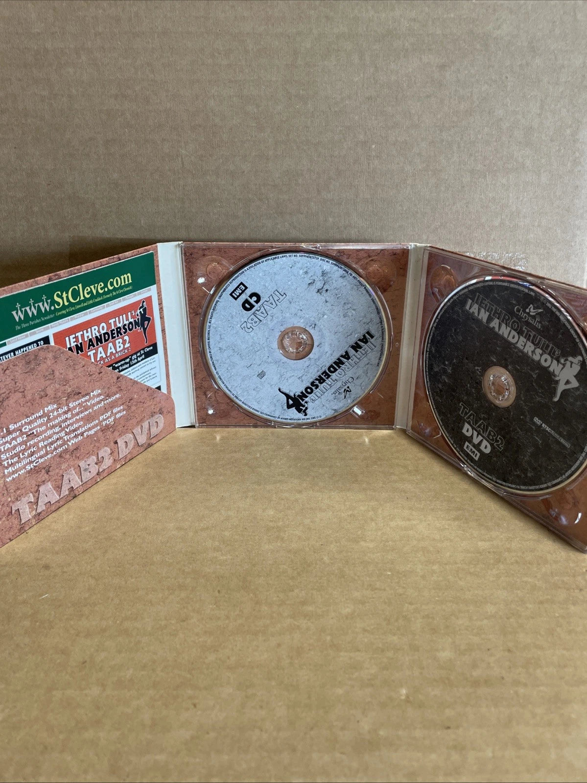 Jethro Tull's Ian Anderson: Thick As A Brick 2 TAAB2, 2 Disc CD/DVD