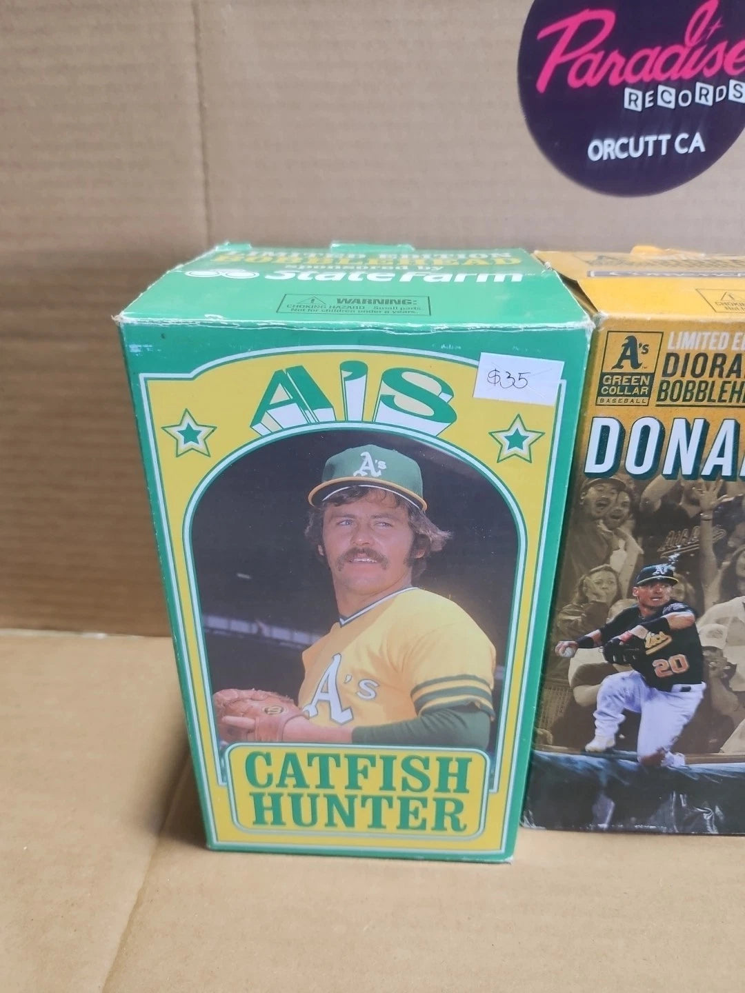 Oakland A’s Bobblehead Lot Of 7 Vintage Donaldson Hunter Giambi See Descrip