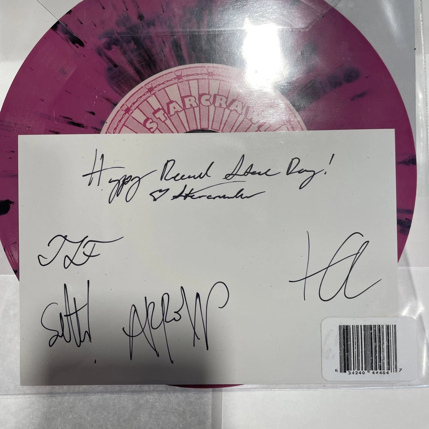 Starcrawler RSD 2026 7" Pink Splatter Vinyl LE 500 With Signed Insert