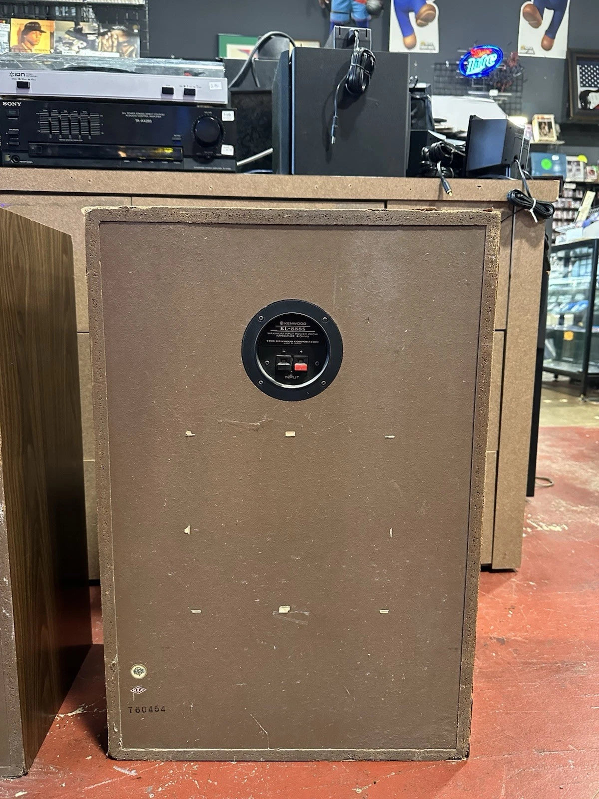 Vintage 1970s Kenwood KL-888s 5-Way 6 Driver Floor Speakers Set (2)