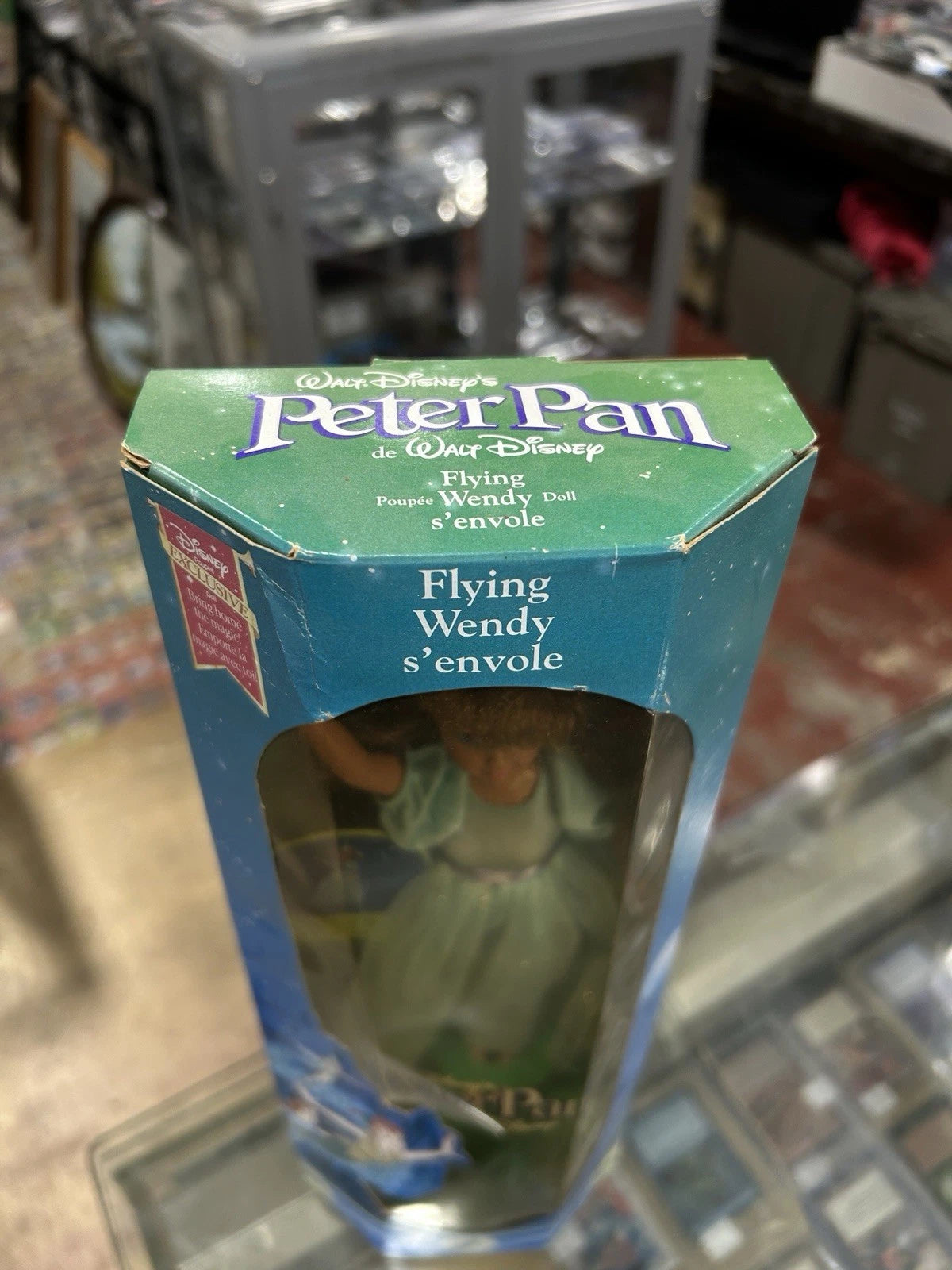 Walt Disney's Peter Pan Flying Wendy Doll Mattel Disney Exclusive 1993