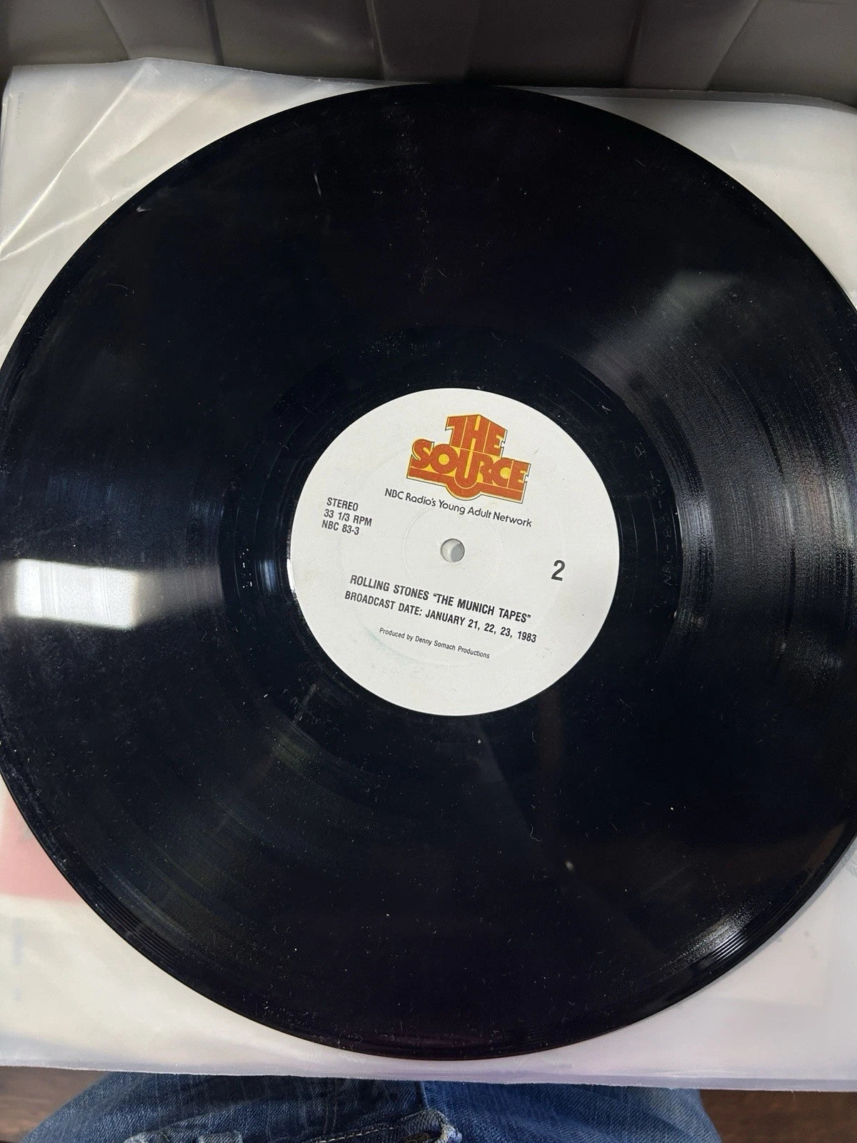 Rolling Stones “The Munich Tapes” Lp NBC Radio’s Young Adult Network