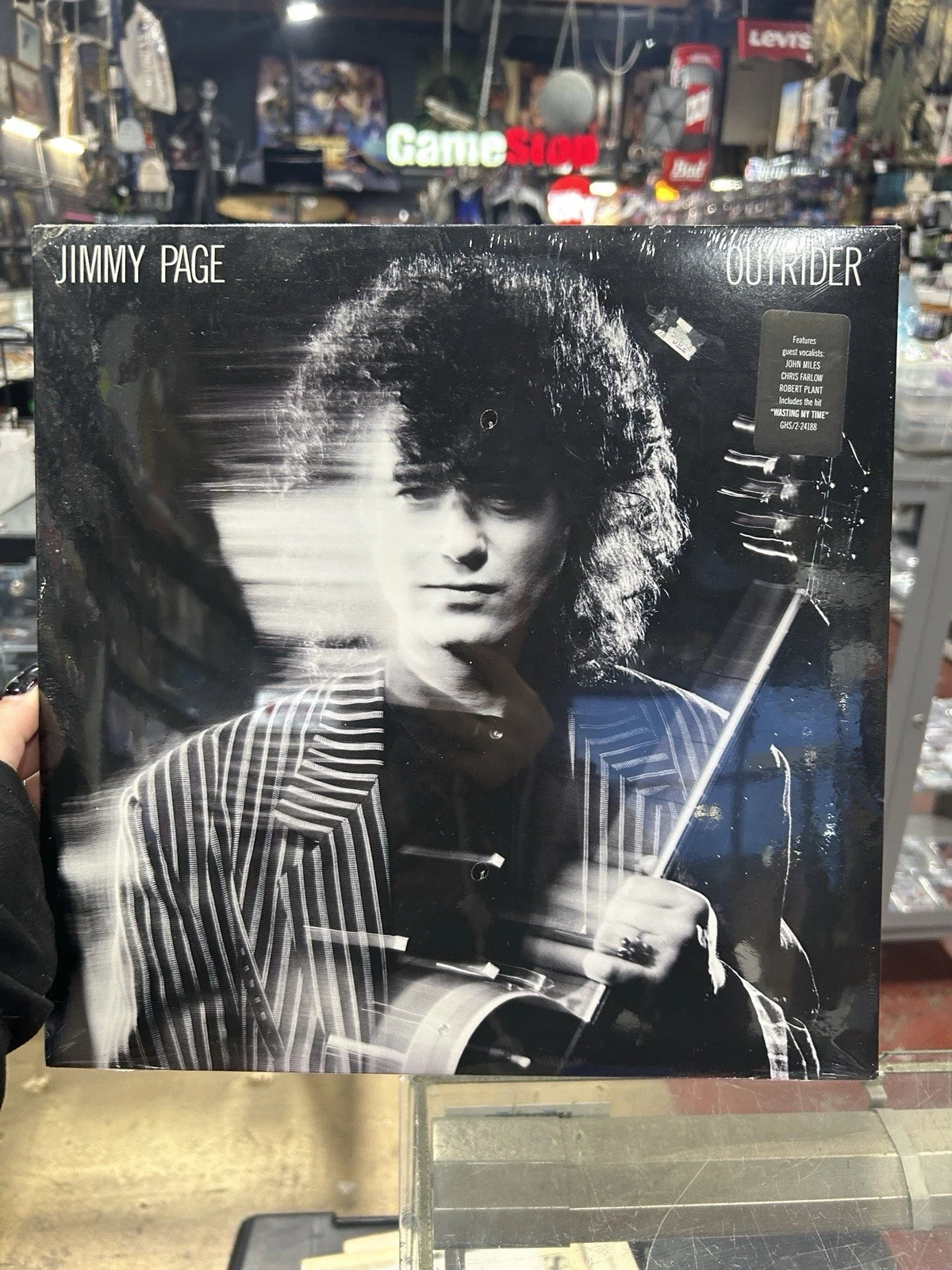 Sealed 12" LP Jimmy Page Outrider 1988 Geffen Records GHS 24188 New Sealed