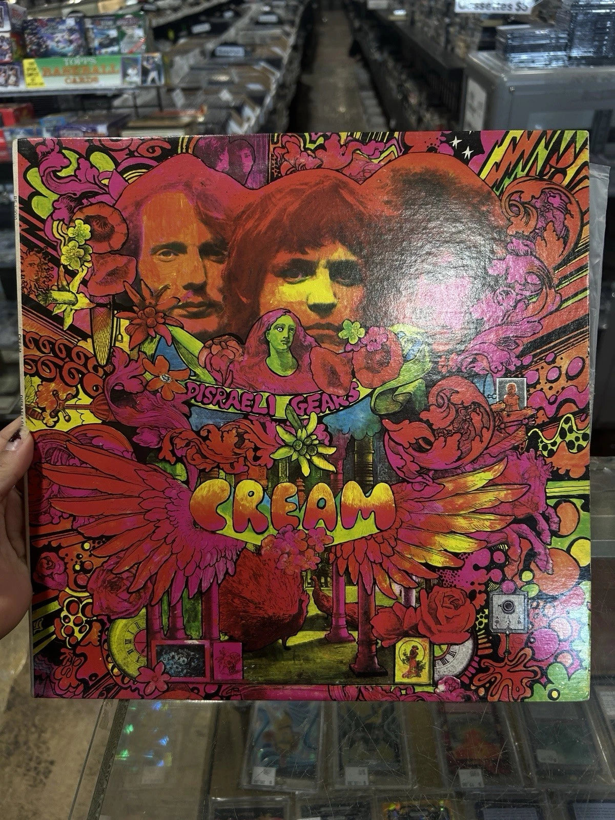CREAM – DISRAELI GEARS - VINYL LP BLACK RS-1-3010 RSO RECORDS - VG+