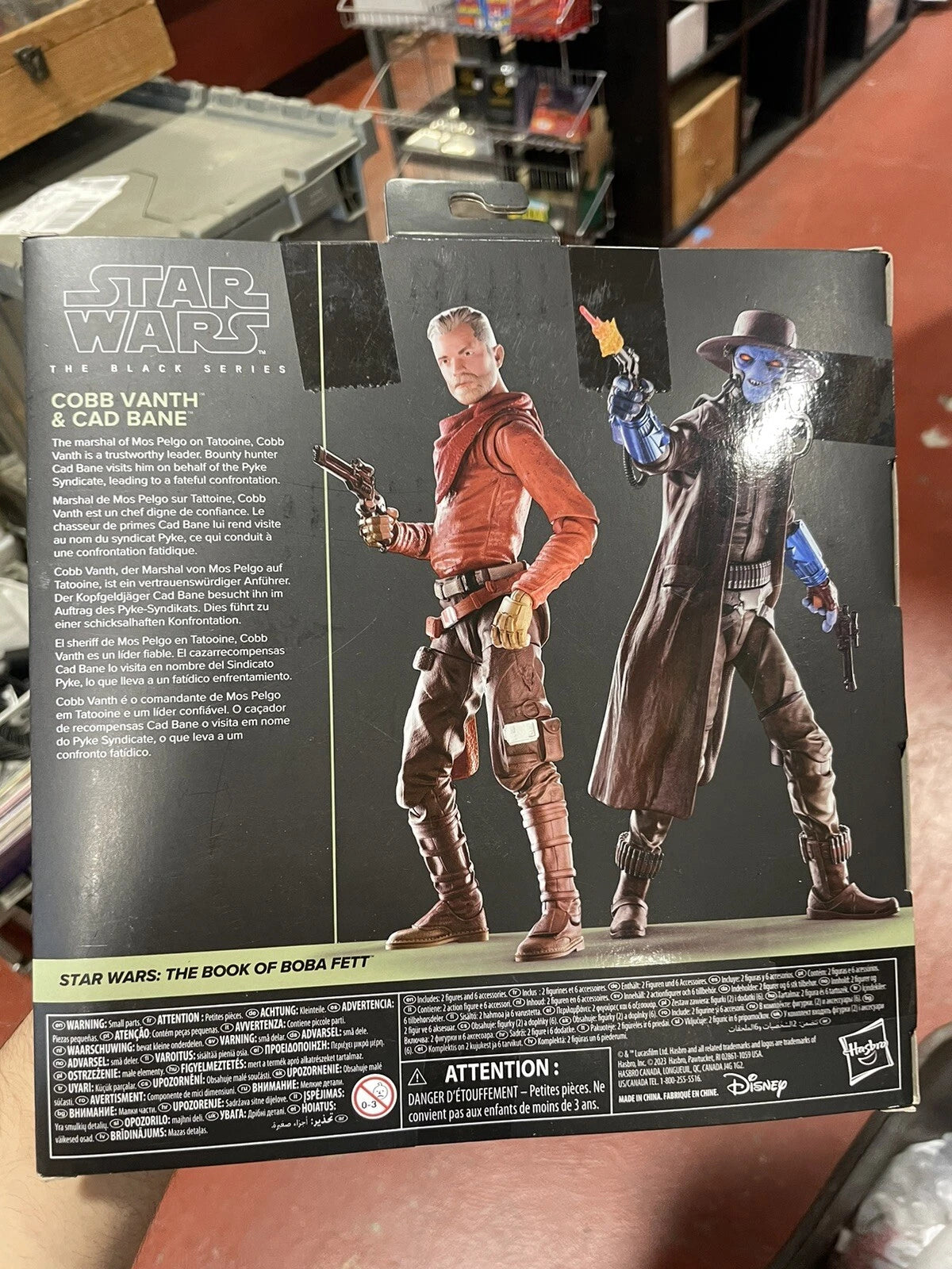 Star Wars Black Series 6" Cobb Vanth Cad Bane EXCLUSIVE 2-Pack Book of Boba Fett