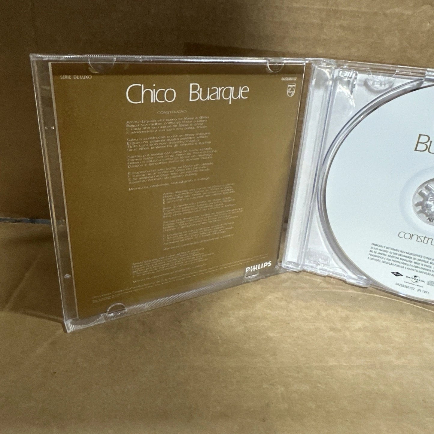 Chico Buarque : Construcao (CD 1988 Universal Brazil) Bossanova *Rare*