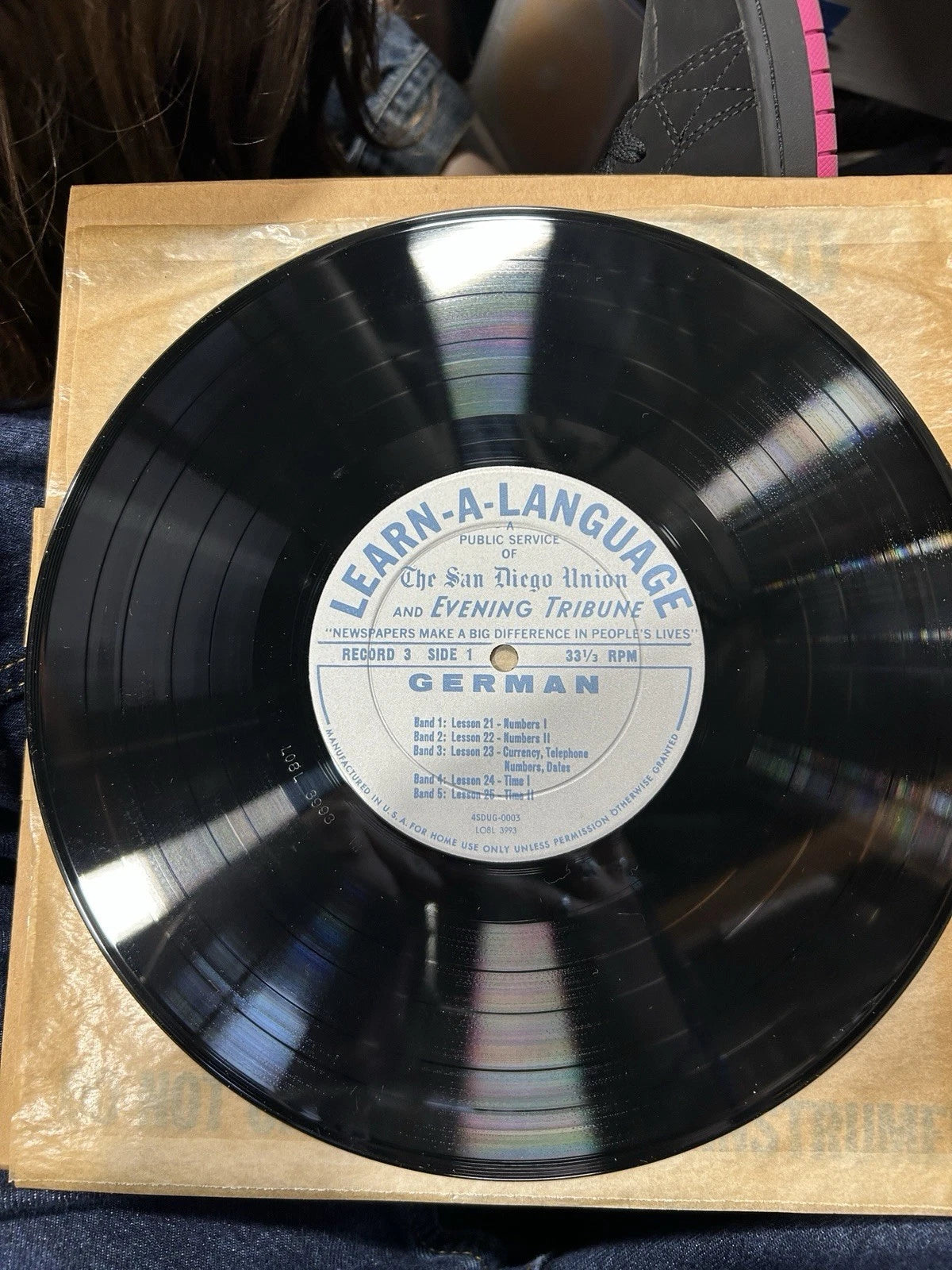 German Record Course/Learn A Language, 78rpm, Crown Publishers