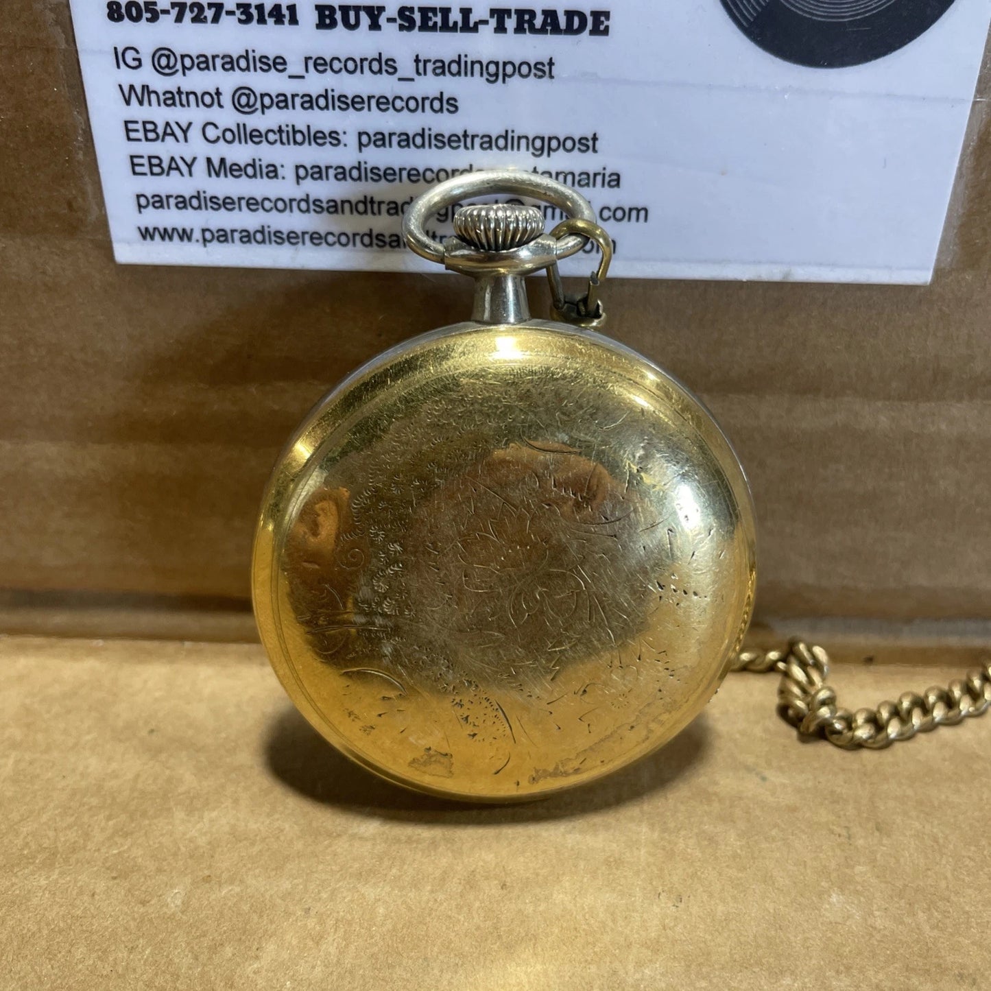 Illinois Springfield Watch Company Pocket Watch 17 Jewels #3535074