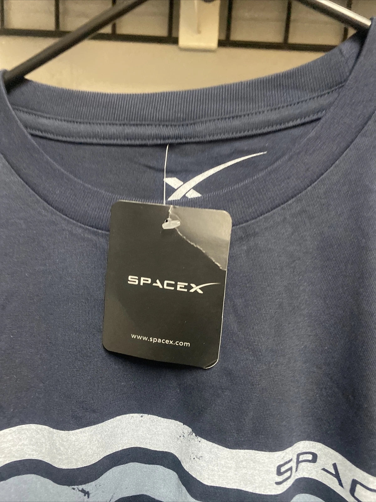 SpaceX T Shirt Authentic Space X Tee Elon Musk “Blue Lives Matter” Theme