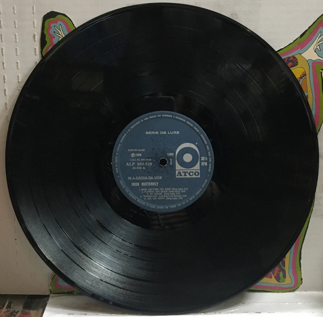Iron Butterfly In-A-Gadda-Da-Vida Brazil Import Record APL605.029