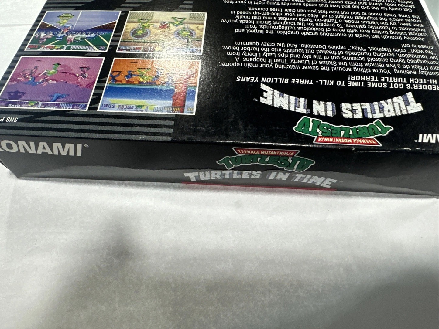 Teenage Mutant Ninja Turtles IV: Turtles in Time SNES, 1992 Mexico Version