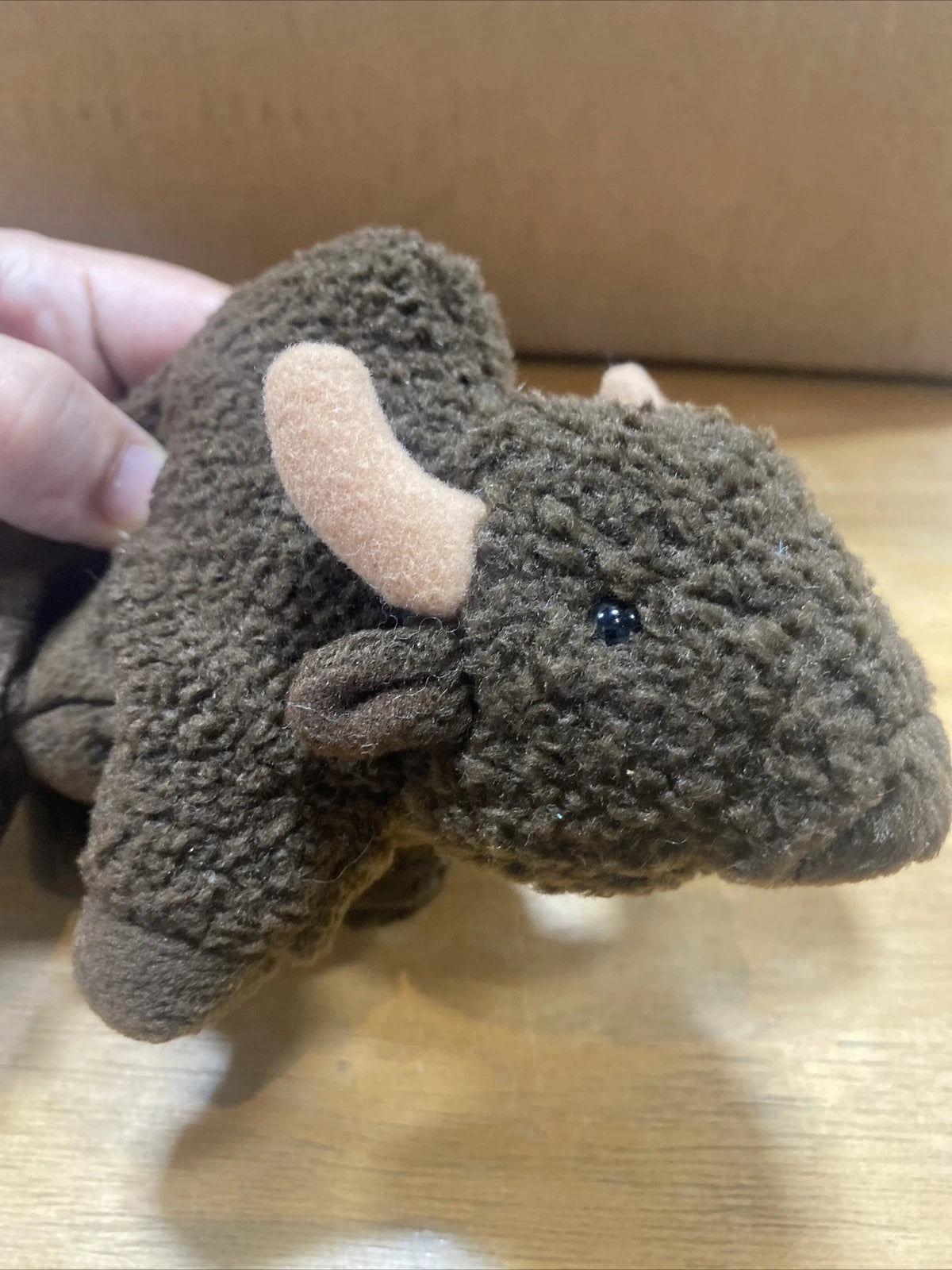 VERY RARE Ty Beanie Baby: Roam the Buffalo (Retired) 1998 With Tag Errors